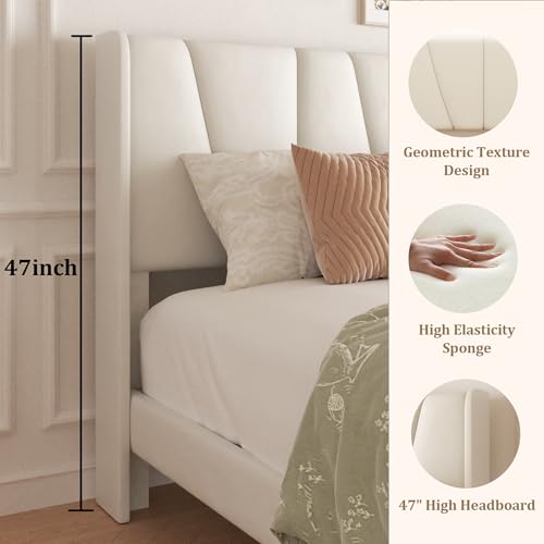 King Bed Frame with Storage Drawers, view 5