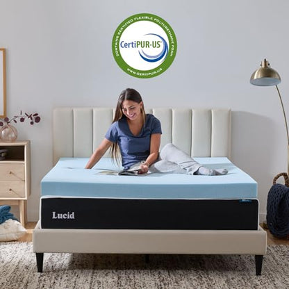4 Inch Memory Foam Mattress Topper, view 6
