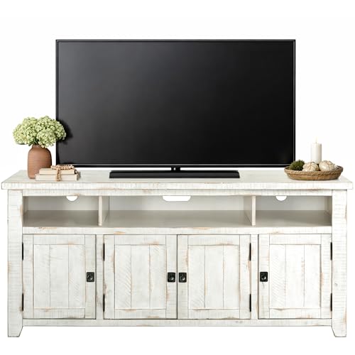 Martin Svensson Home Nantucket 65" TV Stand, Antique White, view 2