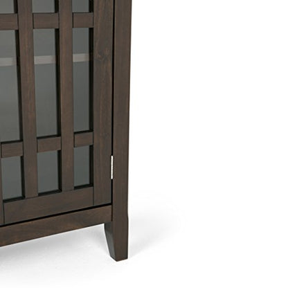 Bedford 32" Wide Solid Wood Cabinet in Brunette Brown, view 7