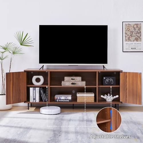 TV Stand for for Living Room, Mid-Century Modern TV Stands for 65" 60" 55" TVs, view 6