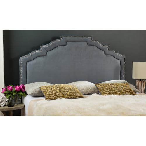 Home Alexia Modern Grey Headboard, Queen