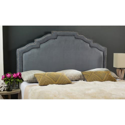 Home Alexia Modern Grey Headboard, Queen