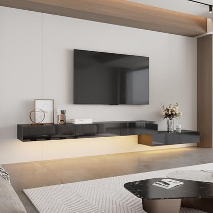 Floating LED TV Stand for TVs up to 100 Inch, view 2