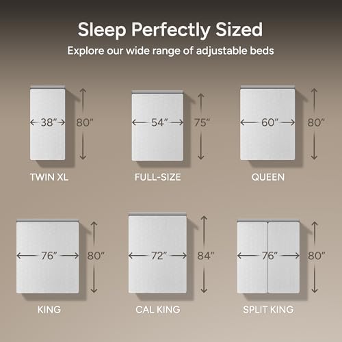 Smart Adjustable Bed Base with Electric Dual Massage, USB, Zero Gravity, view 3