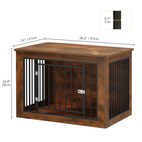 38 Inch Dog Crate Furniture for Medium and Large Dogs, view 3