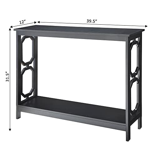 Omega Console Table, Black