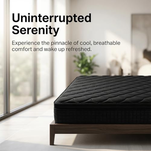 10 Inch King Size Mattress, Hybrid Memory Foam Mattress, view 4