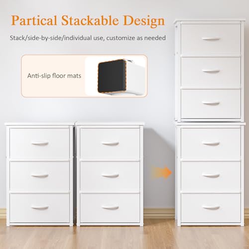 2-Pack Stackable Storage Drawers (6 Drawers Total), view 5