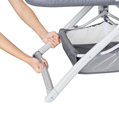 Quick-Fold 2-in-1 Rocking Bassinet, Shadow Stone Gray