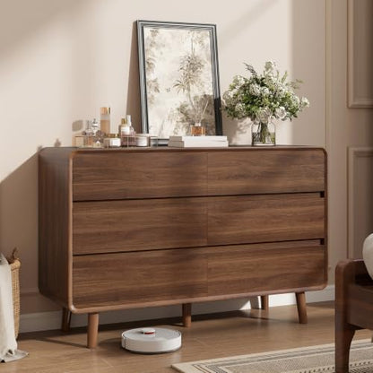 6 Drawer Dresser for Bedroom, view 7