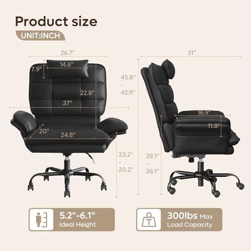 Criss Cross Chair with Adjustable Arms PU Leather Black, view 3