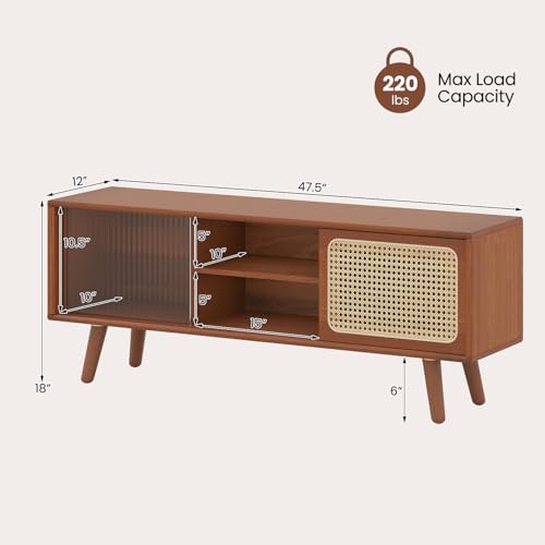 Bamboo TV Stand for TVs up to 55", view 3