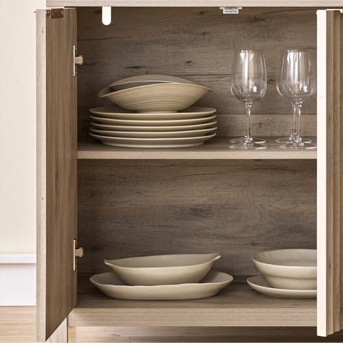 Buffet Cabinet 56" Grey Ash Oak, view 4