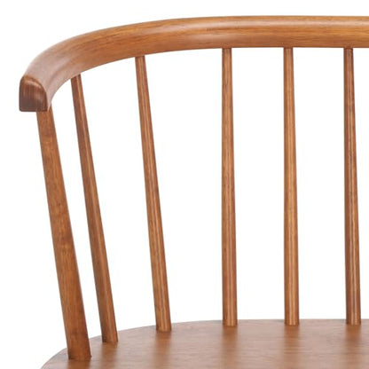 SAFAVIEH Furniture - Blanchard Spindle Bench - Honey - Solid Wood - Classic Windsor Design - Ideal for Entryway, Bedroom, Dining Room, 17.8" Seat Height (BCH8500H)