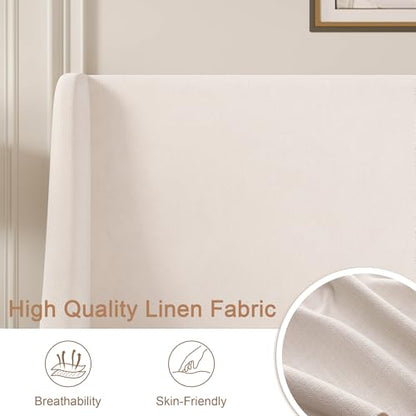 Queen Bed Frame with Upholstered Wingback Headboard, view 6