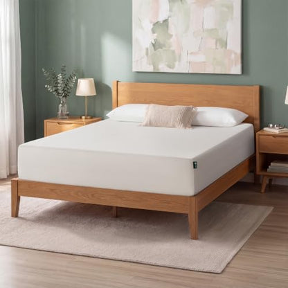 Memory Foam 12 Inch Green Tea Mattress, King, White, view 2