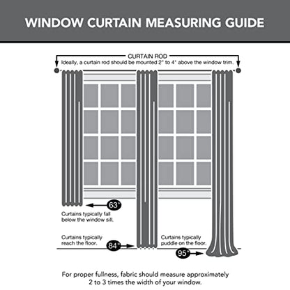 Intersect 2-Pack Ogee Print Semi-Sheer Grommet Curtain Panel Pair