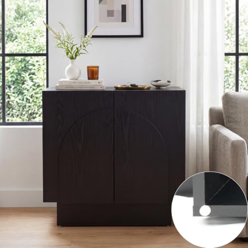 Black Sideboard Buffet Cabinet with Storage, view 8