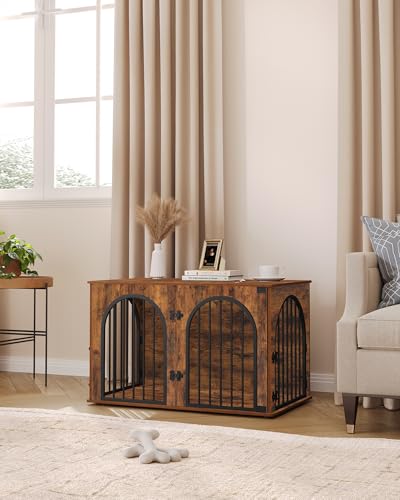 39.4'' Dog Crate Furniture,Dog Kennel Indoor for Medium/Large Dogs, view 4