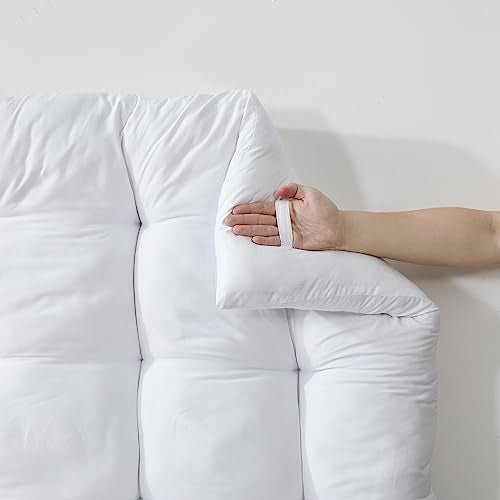 Rainha - Puffy Tufted College Headboard - White