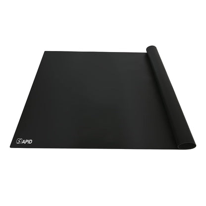 Extra Large Silicone Mat 36" x 24" Place Mats, Heat Resistant Mat for Kitchen Countertop Protector, Thick Placemats Washable Silicone Mats for Kitchen Counter Mat Dining Table Mat, Black