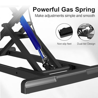 32" Standing Desk Converter, Quick Sit to Stand Desk Riser, view 7