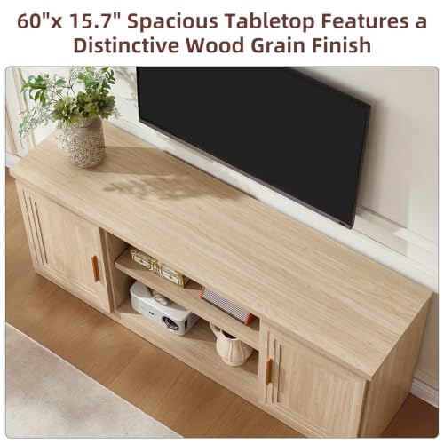 TV Stand for 65 Inch TV Entertainment Center Media Console, view 5