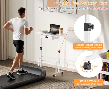Adjustable Height Standing Desk for Walking Pad Treadmill, view 5