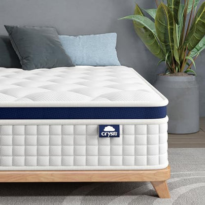 Medium Firm Hybrid Mattress, Bed in a Box, Full Mattress 12 Inch, view 2