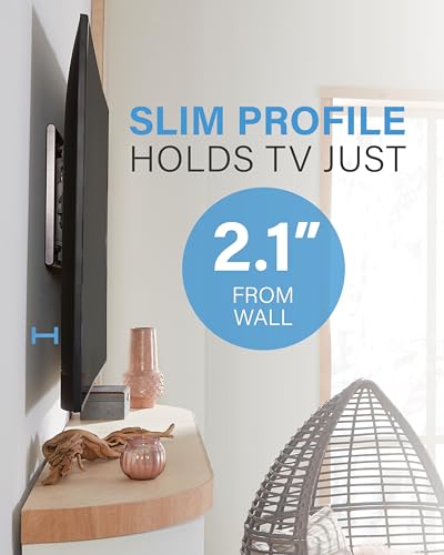 Tilting TV Wall Mount for 42" to 90" TVs, Low Profile & Universal Design, view 6