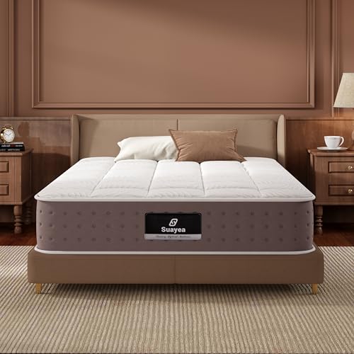 Twin XL Mattress, 8 Inch Hybrid XL Twin Bed Mattress in a Box, Medium Firm, view 2