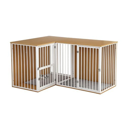 Dog Crate Furniture for 2 Dogs, view 5