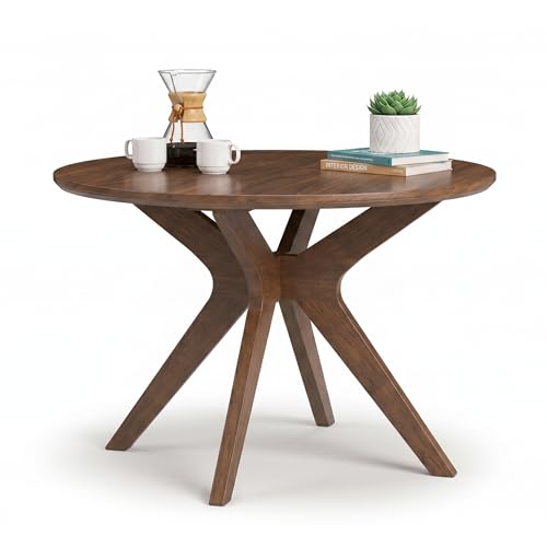 Signature Design by Ashley Lyncott Traditional Round Dining Room Table, Seats up to 4, Brown, 45" W x 29.75" H