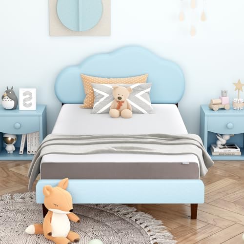 Memory Foam Mattress, Soft Plush Feel, Breathable, 6 Inch, Twin, White/Grey, view 2