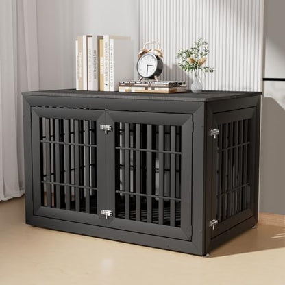 48 Inch Heavy-Duty Dog Crate Furniture, view 2