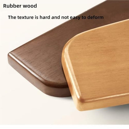 Solid Wood Round Side Table - Small Corner Coffee Table for Living Room, Bedroom & Study - Stylish Home Decor Aent for Small Spaces