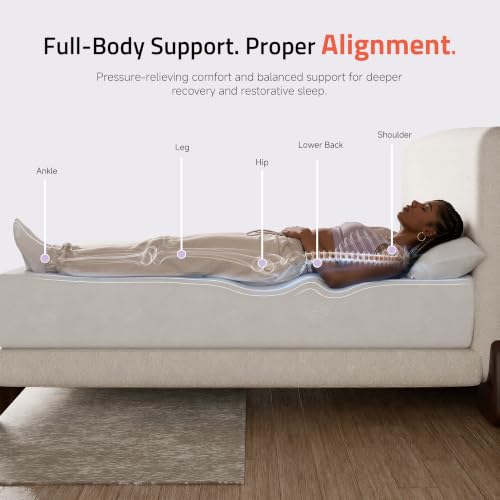 Full Size Mattress 12-Inch for Cooler Sleep – Cooling Gel Memory Foam with Back, view 6