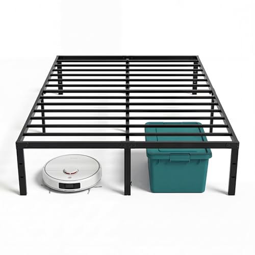 Full Size Metal Bed Frame, Platform Bed Frame, 18 Inch, view 2