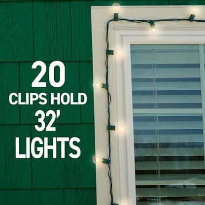 Command Outdoor Light Clips, 20 Clear Clips and 24 Command Strips, view 6