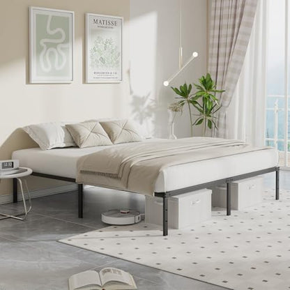 Full Size Metal Bed Frame, Platform Bed Frame, 12 Inch, view 3