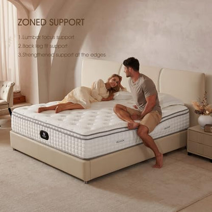 Twin Mattress, 10 inch Cooling Gel Memory Foam Mattress, Cool Sleep, view 5