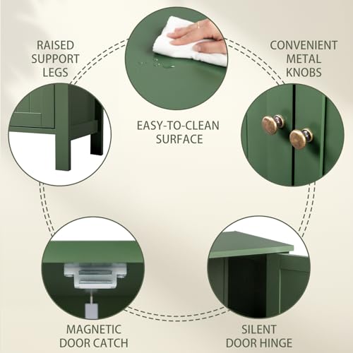 Bonnlo Free Standing Bathroom Cabinet, view 7