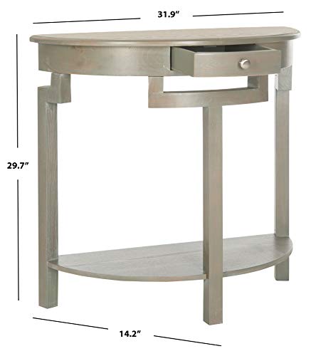 SAFAVIEH Home Collection Liana Ash Grey 1-Drawer Console Table