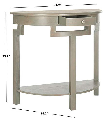 SAFAVIEH Home Collection Liana Ash Grey 1-Drawer Console Table