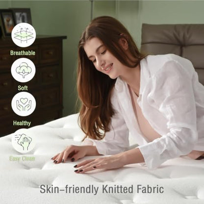Queen Mattress, 12 Inch Hybrid Queen Mattress in a Box, view 5