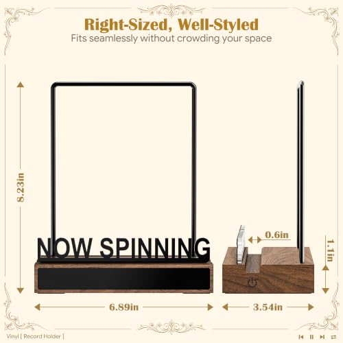 RGB Now Spinning Vinyl Record Stand, view 3