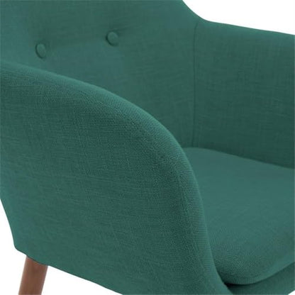 Roux Fabric Accent Chair, Turquoise (CHRROUTRQL02)