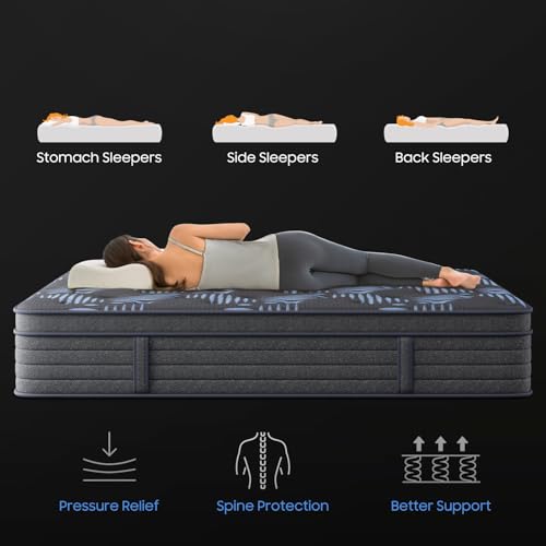 12 Inch Full Medium Firm Hybrid Mattress in a Box, view 5