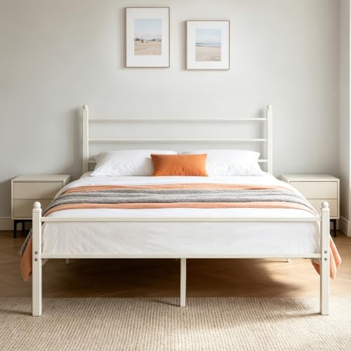 Full Metal Bed Frame with Headboard & Footboard, view 2